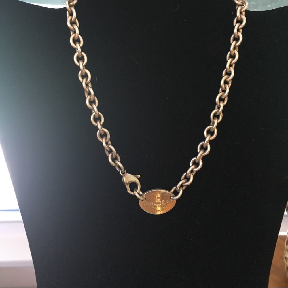 Tiffany 16” 925 Silver Return To Sender Necklace